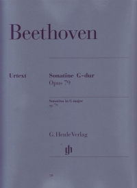 Beethoven Sonata (sonatina) Op79 Gmajor Piano Sheet Music Songbook