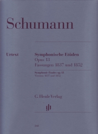 Schumann Symphonic Etudes Op13 Piano Sheet Music Songbook