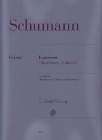 Schumann Exercises ( Beethoven-etuden ) Piano Sheet Music Songbook