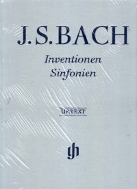 Bach Inventions & Sinfonias With Fingering Hardbk Sheet Music Songbook
