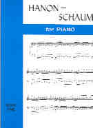 Hanon-schaum Book 1 Piano Sheet Music Songbook