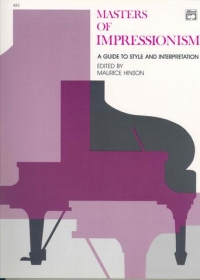 Masters Of Impressionism Piano Sheet Music Songbook