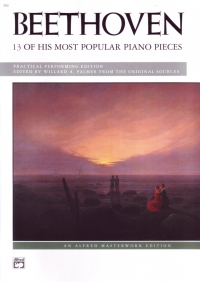 Beethoven 13 Most Popular Selections Masterwork Ed Sheet Music Songbook