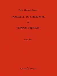 Maxwell Davies Farewell To Stromness & Yesnaby Sheet Music Songbook