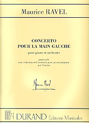 Ravel Concerto For The Left Hand 1931 (2 Pianos) Sheet Music Songbook