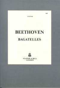 Beethoven Bagatelles (11) Op119 Piano Sheet Music Songbook