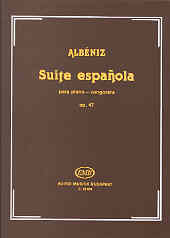 Albeniz Suite Espanola Op47 (complete) Piano Sheet Music Songbook