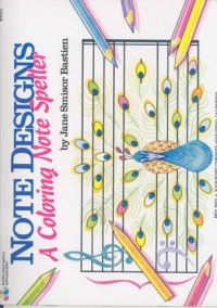 Bastien Note Designs Coloring Note Speller Wp251 Sheet Music Songbook