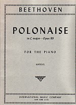 Beethoven Polonaise Op89 Piano Sheet Music Songbook