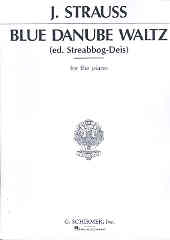 Strauss Blue Danube Waltz Streabbog-deis Sheet Music Songbook