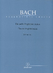 Bach English Suites (6) Piano Sheet Music Songbook