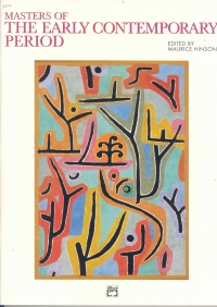Masters Of The Early Contemporary Period Piano Sheet Music Songbook