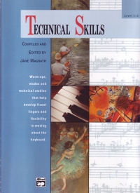 Alfred Technical Skills Level 1/2 Piano Sheet Music Songbook