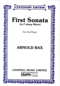 Bax Sonata No 1 Fmin Piano Sheet Music Songbook
