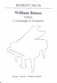 Baines Goodnight To Flamboro Piano Sheet Music Songbook