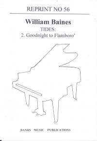 Baines Goodnight To Flamboro Piano Sheet Music Songbook