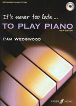 Its Never Too Late To Play Piano (tutor) +audio  Sheet Music Songbook