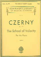 Czerny School Of Velocity Op299 Complete Piano Sheet Music Songbook