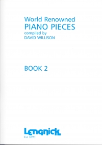 World Renowned Piano Pieces Book 2 Sheet Music Songbook