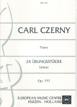 Czerny 24 Five Finger Exercises Op777 Piano Sheet Music Songbook
