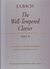Bach Well Tempered Clavier Part 2 Jones H/b Piano Sheet Music Songbook