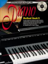 Progressive Piano Method Book 2 + Audio Sheet Music Songbook