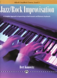 Alfred Basic Piano Jazz/rock Improvisation Level 3 Sheet Music Songbook