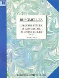 Burgmuller Studies (25 Easy) Op100 Piano Sheet Music Songbook