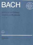 Bach Inventions & Symphonias Bwv772-801 Dadelsen Sheet Music Songbook