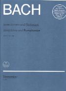 Bach Inventions & Symphonias Bwv772-801 Dadelsen Sheet Music Songbook