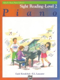Alfred Basic Piano Sight Reading Level 2 Sheet Music Songbook