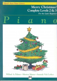 Alfred Basic Piano Merry Christmas Complete 2-3 Sheet Music Songbook