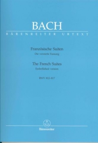 Bach French Suite (6) Piano Sheet Music Songbook