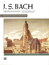 Bach French Suites (comb Bound) Piano Sheet Music Songbook