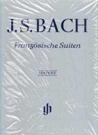 Bach French Suites Hardback Piano With Fingering Sheet Music Songbook