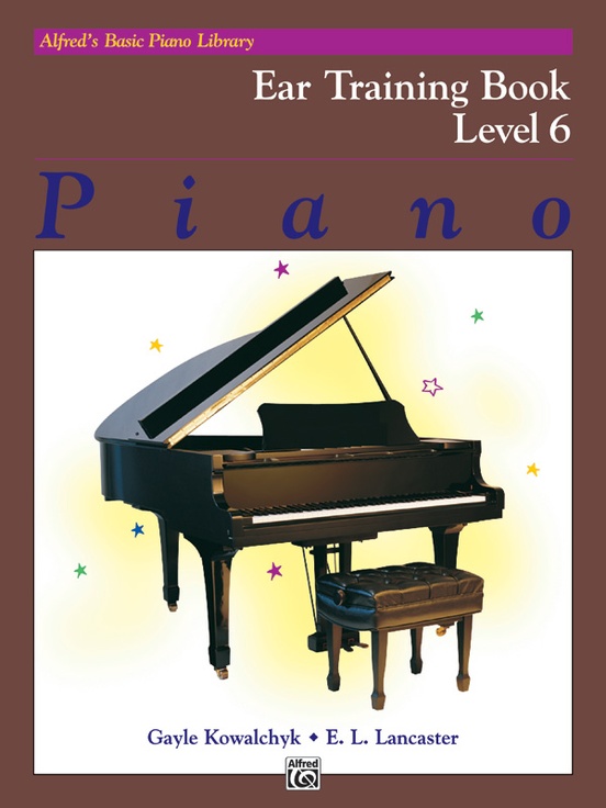 Alfred Basic Piano Ear Training Book Level 6 Sheet Music Songbook