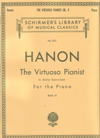 Hanon Virtuoso Pianist Book 3 Piano Sheet Music Songbook