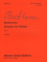 Beethoven Sonatas Vol 1 Hauschild Piano Sheet Music Songbook