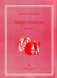 Andriessen Three Dances Piano Sheet Music Songbook