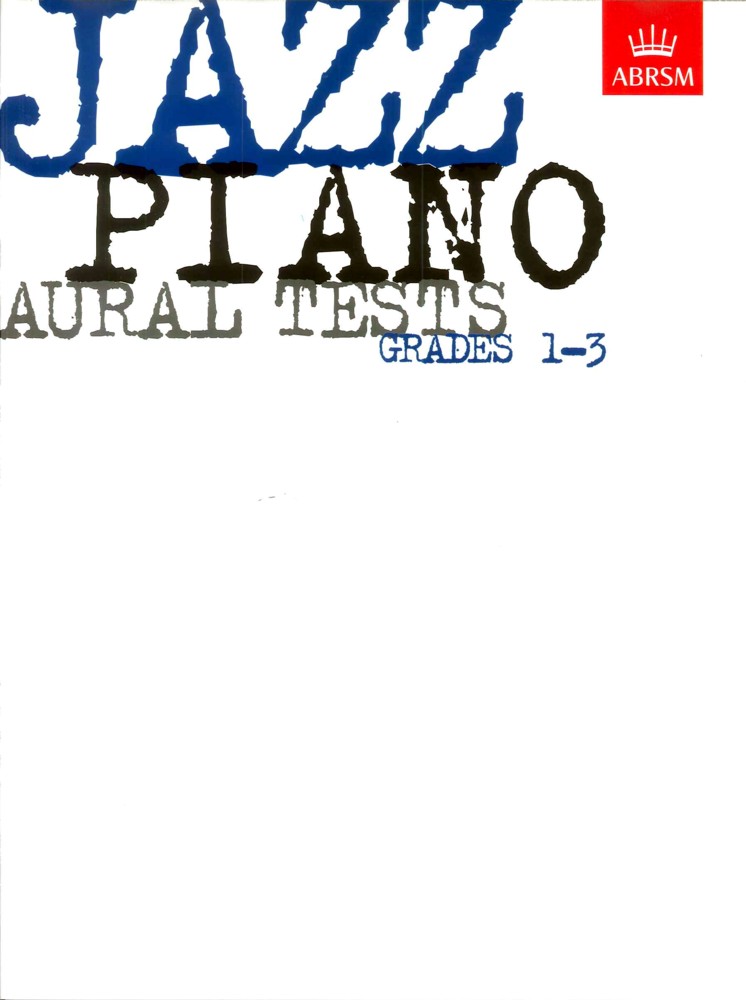 Jazz Piano Aural Tests Grades 1-3 Abrsm Sheet Music Songbook