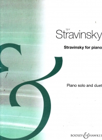 Stravinsky For Piano Sheet Music Songbook
