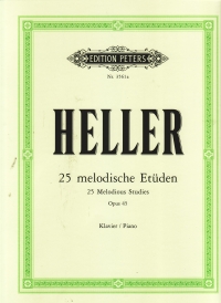 Heller Studies (25 Melodious) Op45 Piano Sheet Music Songbook