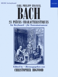 Bach Cpe Pieces Characteristiques (23) Piano Sheet Music Songbook