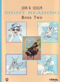 Schaum Sight Reading Book 2 Piano Sheet Music Songbook