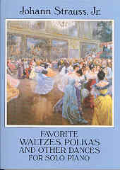 Strauss Favourite Waltzes Polkas & Other Dances Sheet Music Songbook