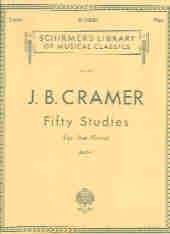Cramer Studies (50 Selected)  Von Bulow Sheet Music Songbook