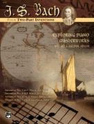 Bach Inventions (2-part) 4 Selected Piano Sheet Music Songbook