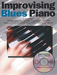 Improvising Blues Piano Mann Book & Cd Sheet Music Songbook