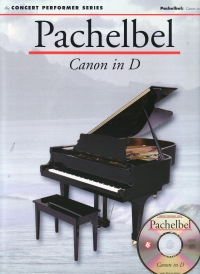 Pachelbel Canon In D Concert Performer Bk/cd Piano Sheet Music Songbook
