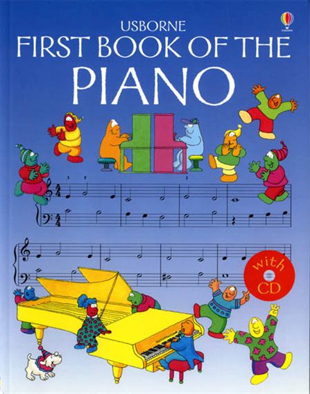 Usborne First Book Of The Piano Book & Cd Sheet Music Songbook